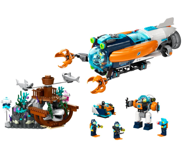 LEGO City 60379 Łódź podwodna badacza dna morskiego - 1144456 - zdjęcie 7